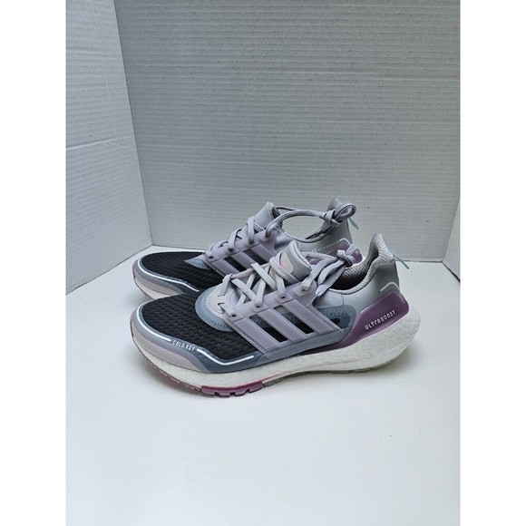 Size 11- adidas UltraBoost 21 Cold.Rdy Halo Silver Ice Purple 2021